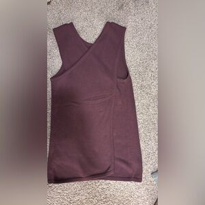 Tibi Cotton Criss Cross Sleeveless Sweater